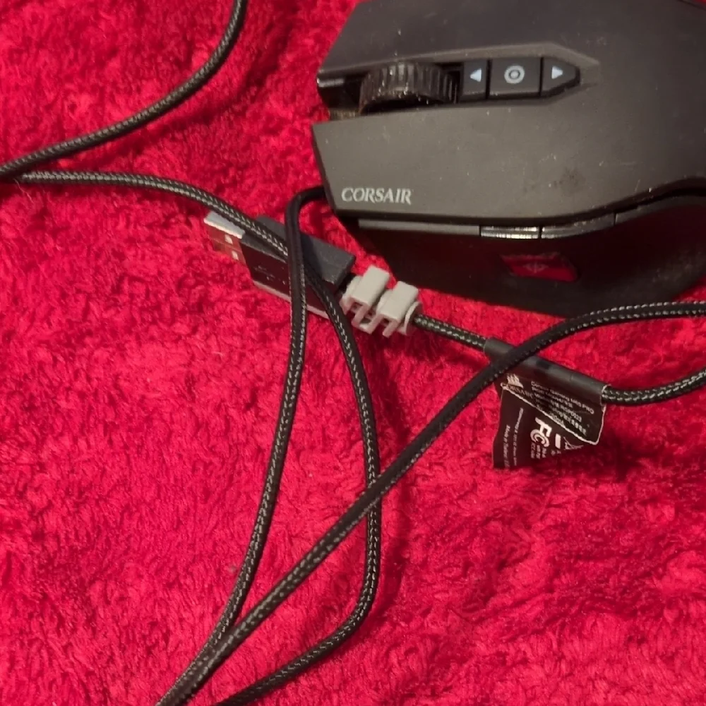 Corsair Black Wired Mouse with USB Connection